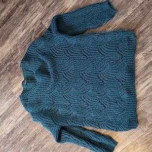 Tunic style knit sweater